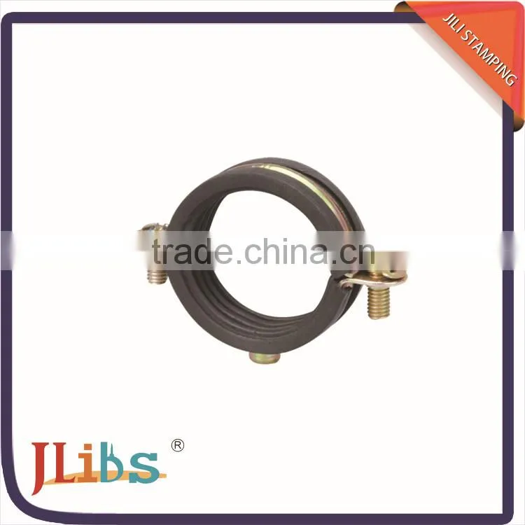 cable clamp iron pipe scrap /stainless steel M6 pipe fitting,single clamps one side close