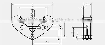T Type Beam Clamp