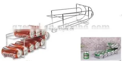 Chrome Wire Beverage Can Dispenser
