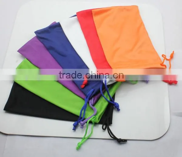 Microfiber sunglasses cloth pouch with logo printed