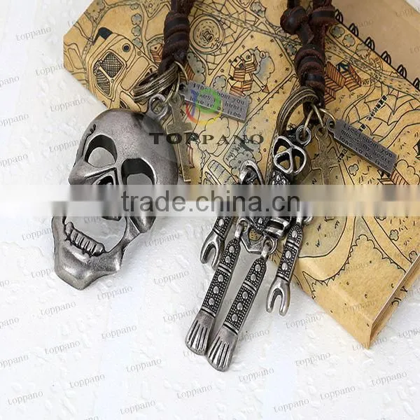 new handmade woven fashion genuine leather bracelet