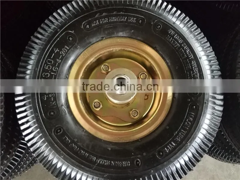 pneumatic rubber wheel for wheelbarrow 4.10/3.50-4