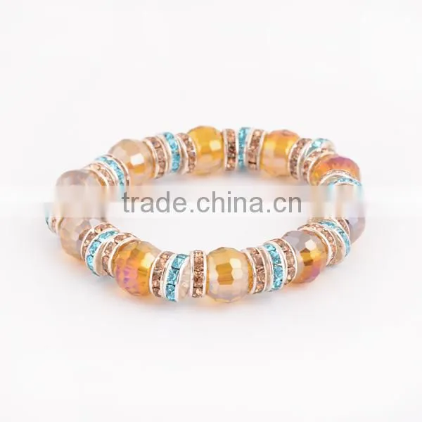2015 Fashion Crystal Beaded Bracelet Jewelry
