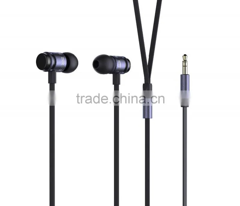 hot selling el earphone for iphone 6,Samsung S5,Xiaomi with microphone
