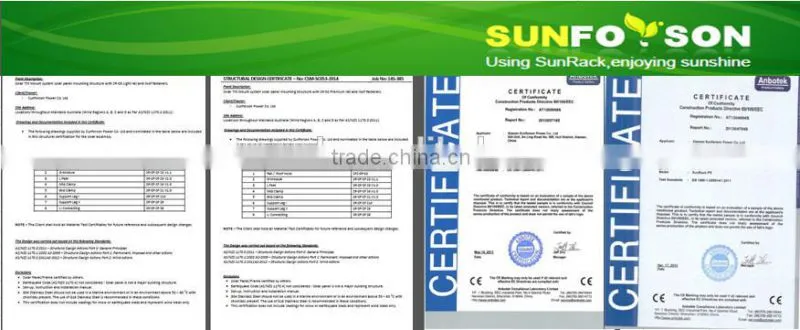 Extrusion Aluminum Base Profiles for Solar Mounting System