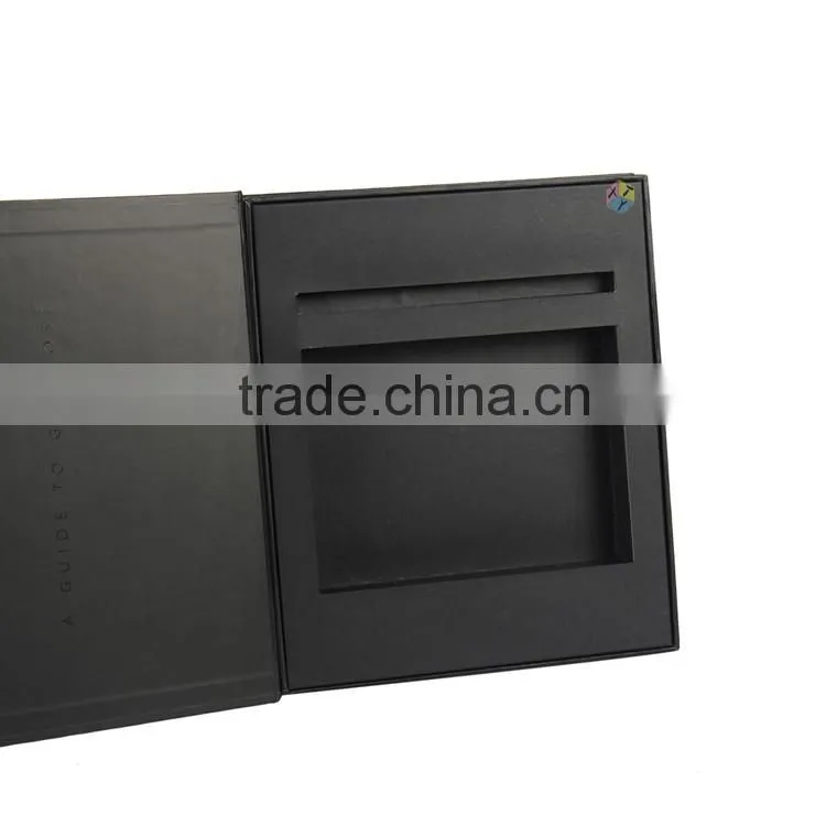 wholesale black cardboard luxury packaging boxes