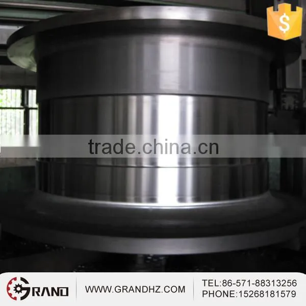 OEM forged casting hollow shaft for cement machinery crusher