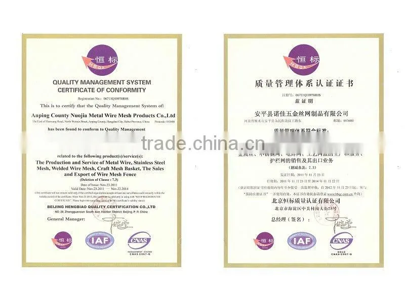 ISO9001:2008 Anping Electro Galvanized Iron wire