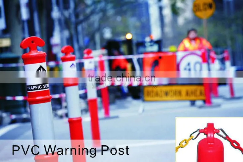 WB206 single reflector reflective warning posts