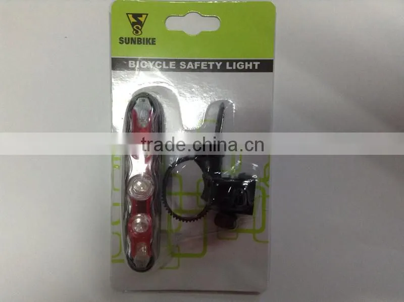 Factory new style well nice 5 led adjustable red led tail bike light