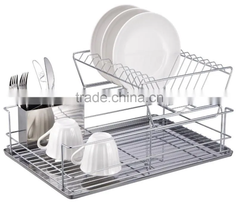 Stainless Steel Dish Drain Rack for Kitchen Storage