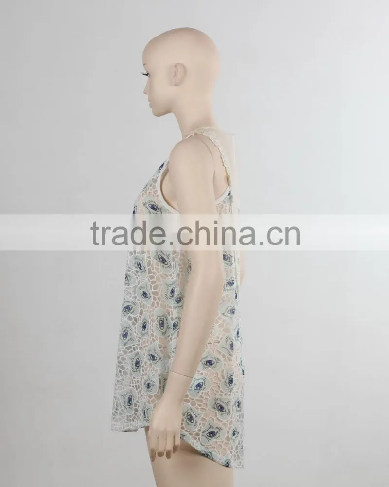 F5S15369 Sexy Women Long Tank Top
