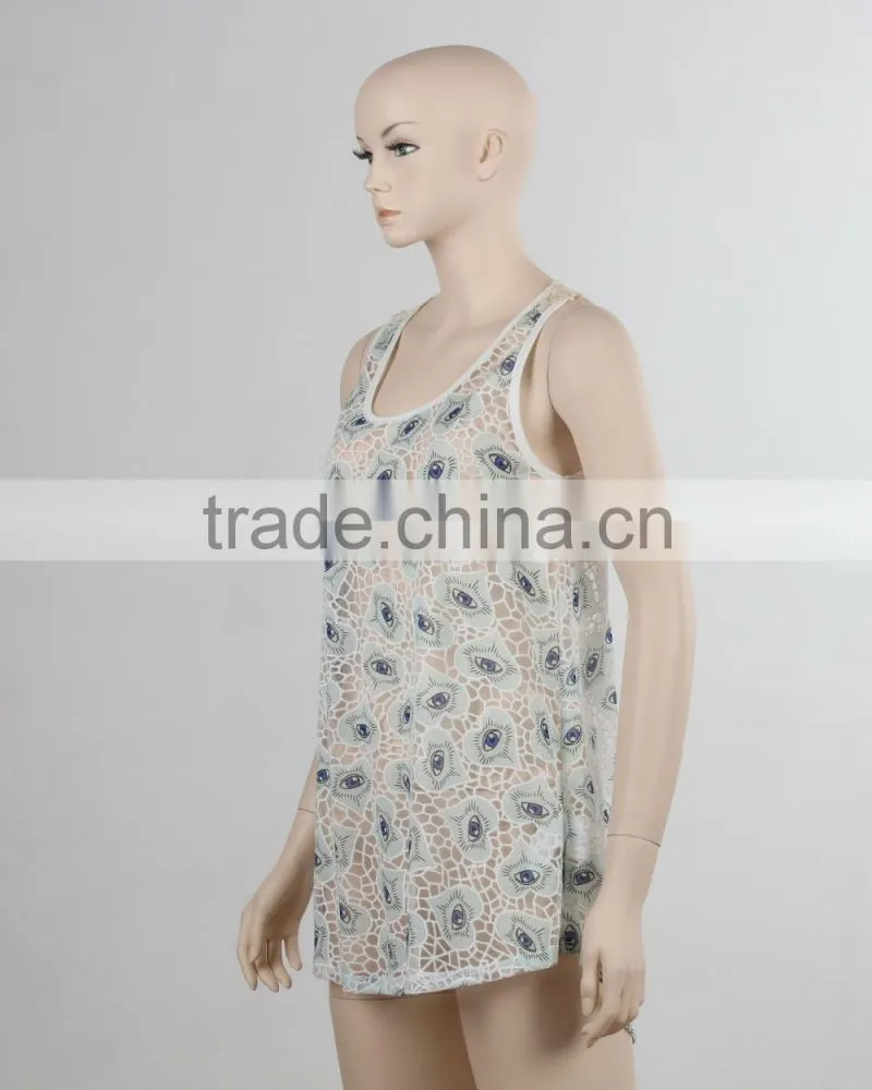 F5S15369 Sexy Women Long Tank Top