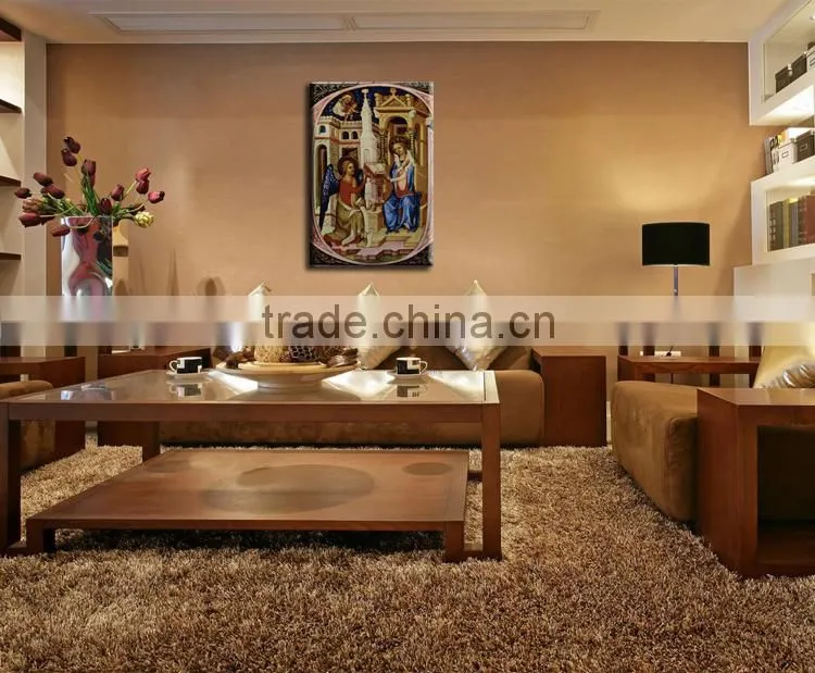 India home goods wall art canvas oil painting frame