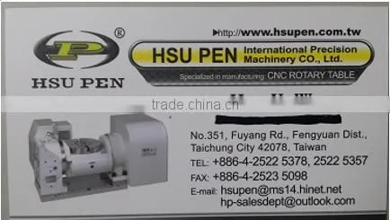 HSU PEN Tilting united rotary table