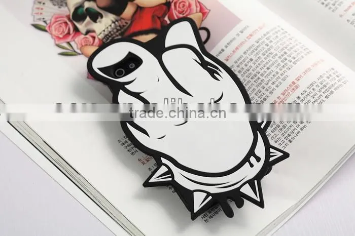 3D Hand/ Middle Finger & Finger Style Silicone Case Cover for iPhone 5 5g