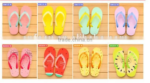 Cute flat shoes summer casual lady fashion woman slipper fancy sandals