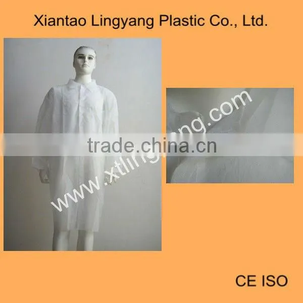Cheap Price Disposable Nonwoven Lab Coat