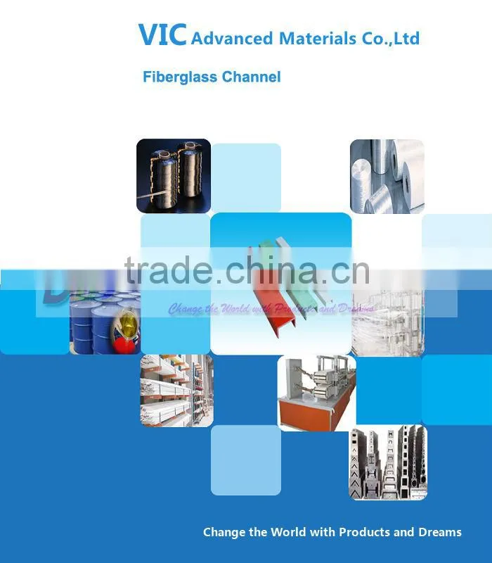 China professional manfuacturer of fiberglass channel with light weight but high strength