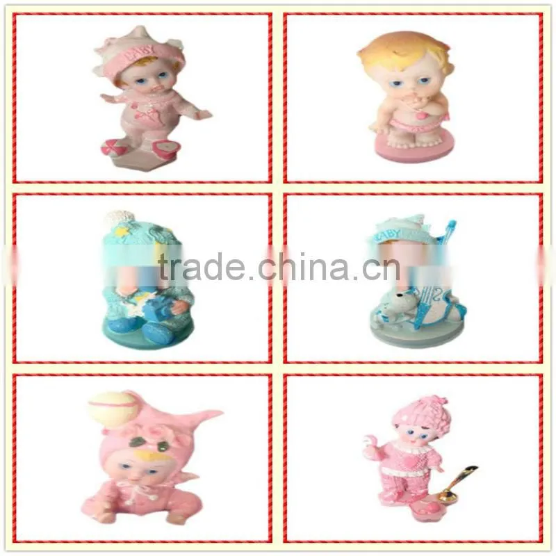 Welcoming cute resin baby decoration wholesale