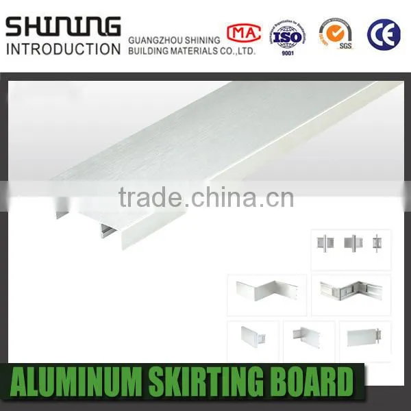 high quality cheap aluminum skirting line baseboard