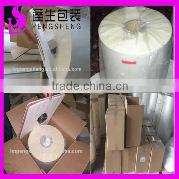 PET metallised silver and gold laminating film coated EVA glue