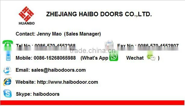PVC veneer MDF carved Solid Wooden Door