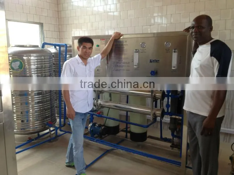 Pure water making machine for drinking ice plant