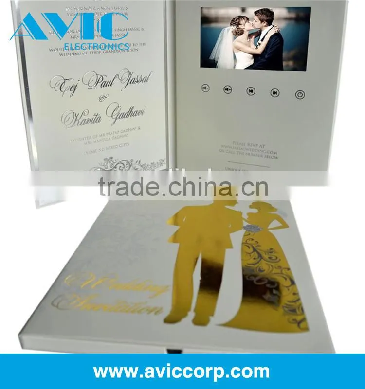 2.4/2.8/4.3/5/7/10.1 inch LCD TFT video brochure , video brochure module
