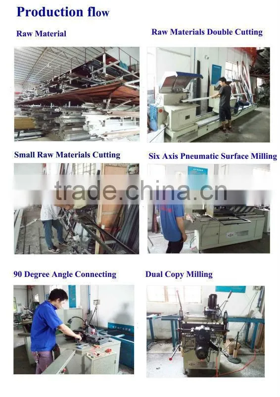 High quality hardware frameless spring door