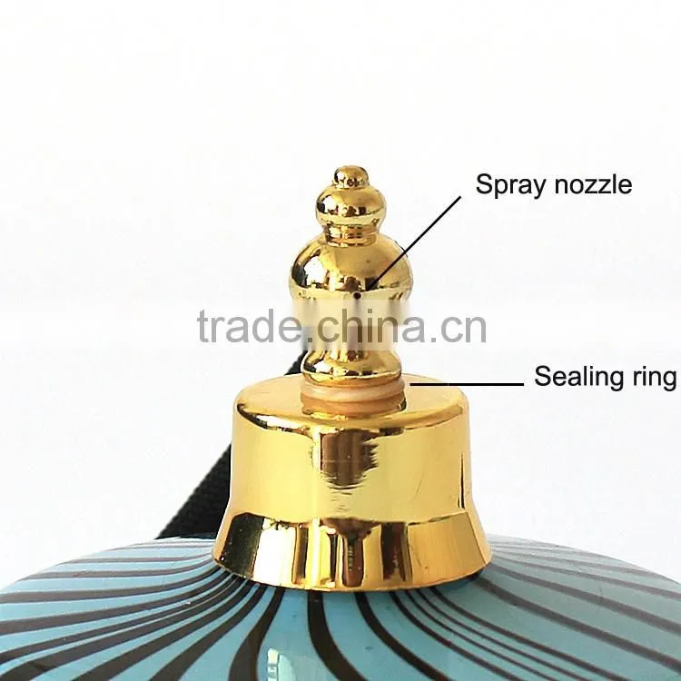 100ml Black Stripes Air Bag Perfume Bottle, Perfume Spray Packaging Gasbag Spray Pump