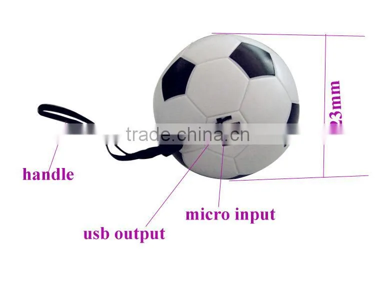 football power bank 2600mah for iphone