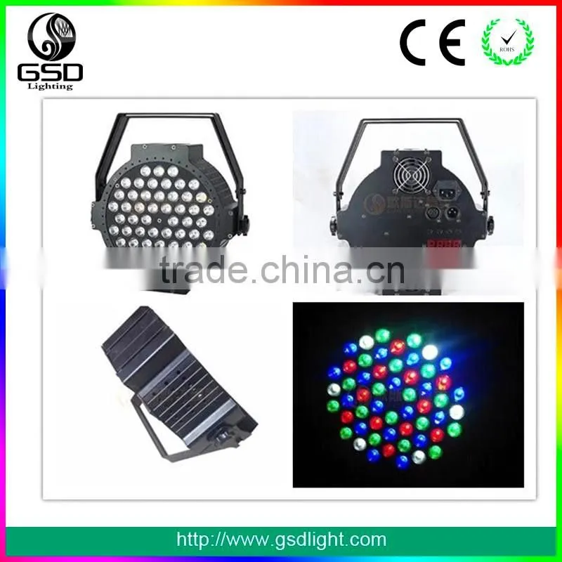2016 New par can stage lighting 54*3W slim led par64