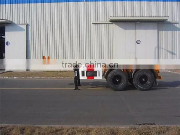 New or used 2 axles 20 feet or 40' container chassis semi trailer