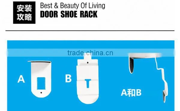 24 pairs over door shoe rack for home use