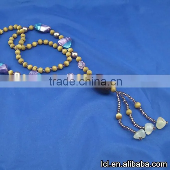 Bohemian necklace with beads, low price boho necklace