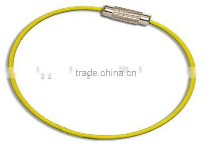 stainless steel cable luggage straps with coating