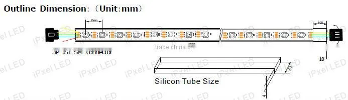 smd3535 rgb led pixel narrow board digital 5mm led strip