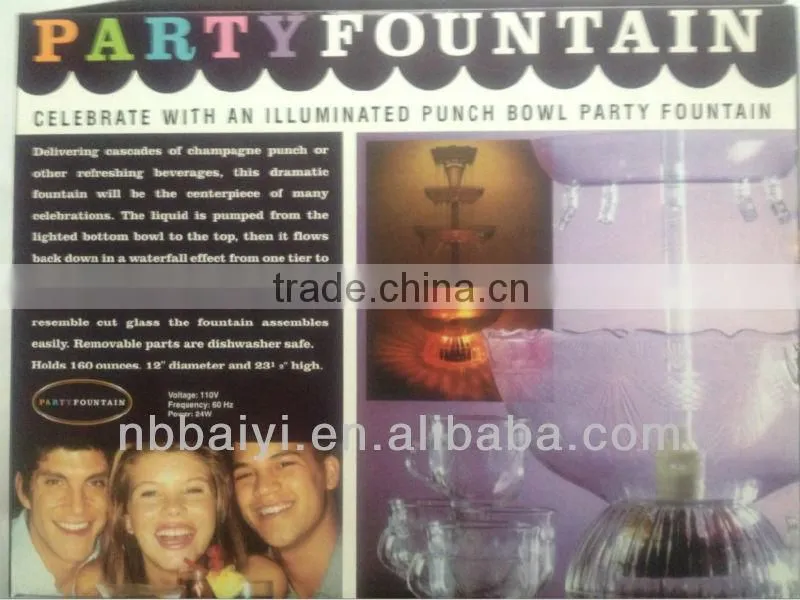 ok lighted party fountain
