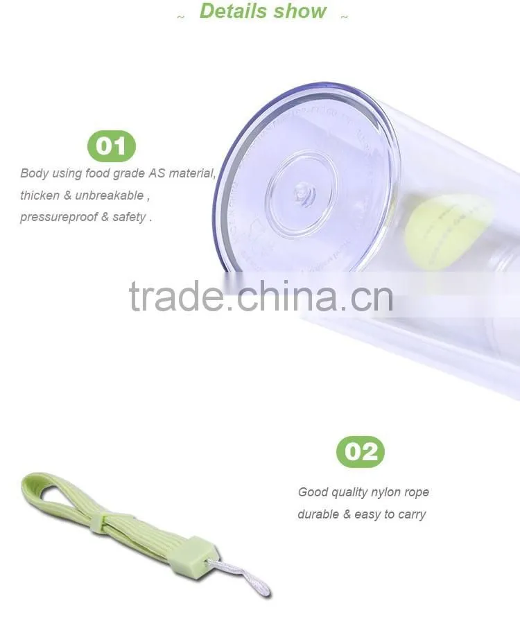 reusable large bottled personalized water jugs cup water bottle plastic