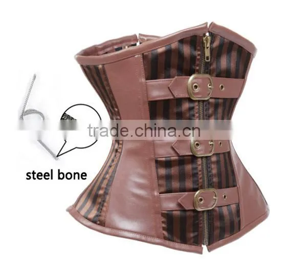 Sexy Steampunk corset,steel bone corset