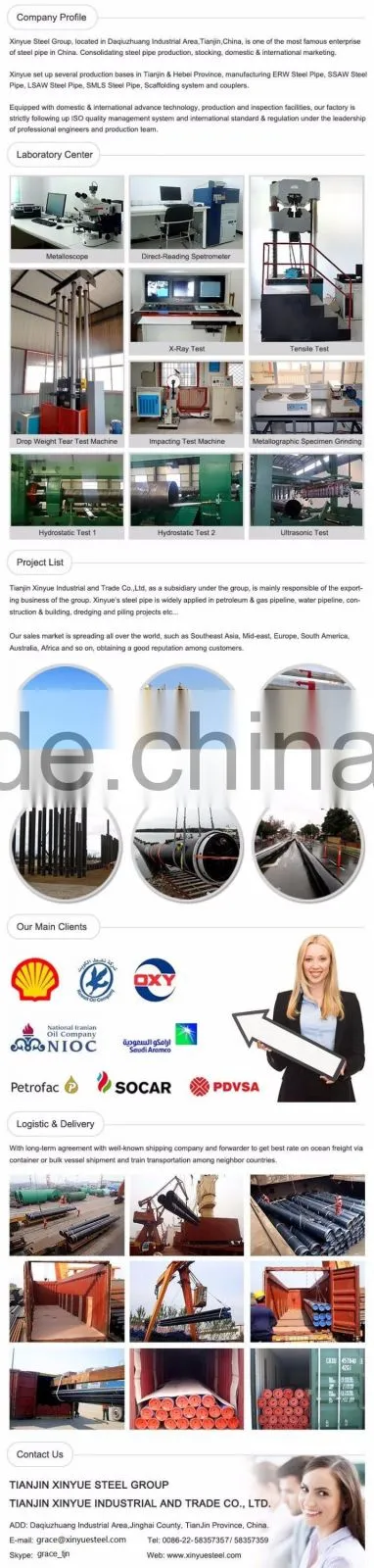WELDED CARBON STEEL PIPE SS400 MANUFACTURE