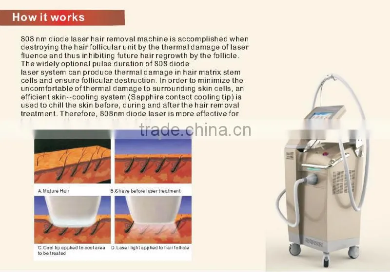 Cooling Chiller 808nm Laser Diodo Depilation