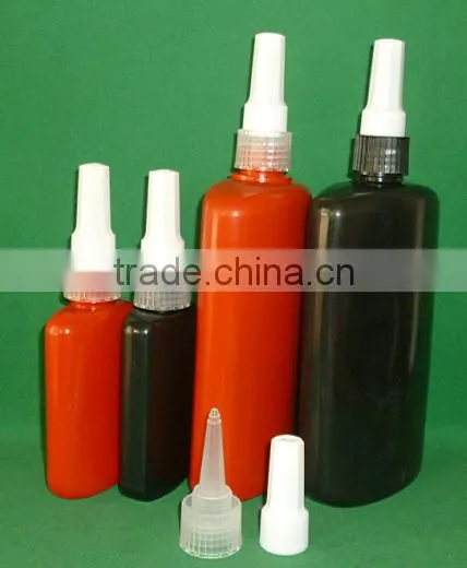 wholesale plastic 25ml,50ml,250mlUV glue bottle made in China