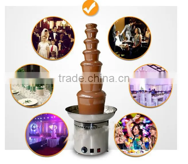 factory price 7 tiers chocolate fountain