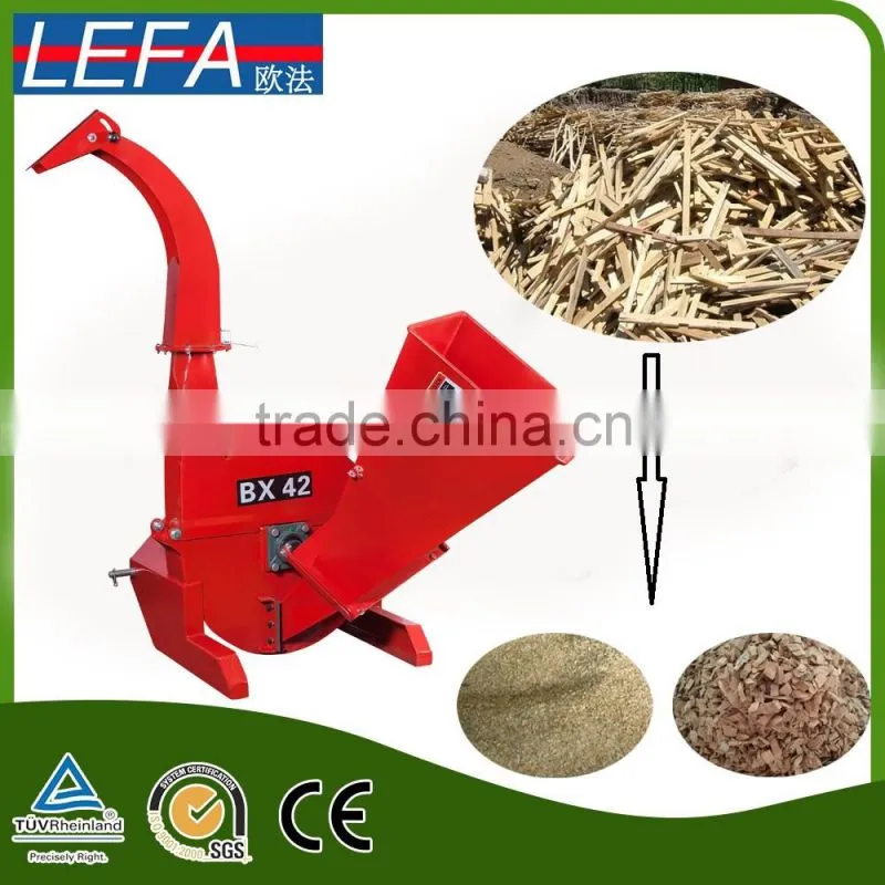 CE tractor wood chippers shredder mulcher machine