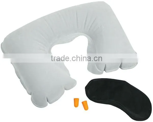 pvc inflatable travel pillow
