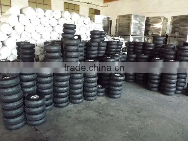 4.10/3.50-4 tubeless rubber tyre/wheel