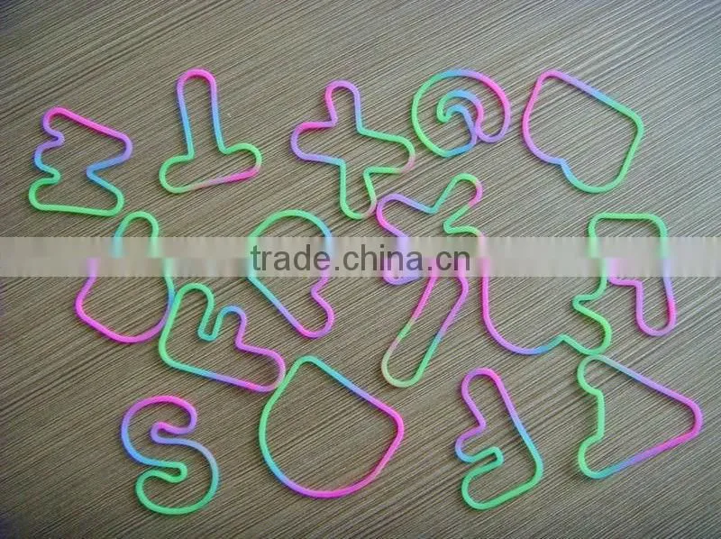 Silicone Rubber Band of Animal or Figure Shape in Any Color