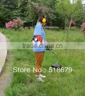 bent type grass mower with two shafts
